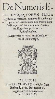 Bild Nr.1: 122-248 Noviomagus (Bronchorst),J.: (Alte Drucke, Handschriften und Theologie)