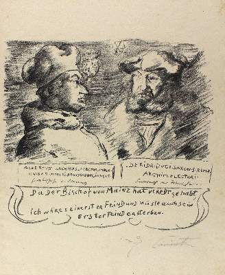 Bild Nr.1: 122-2523 Corinth, Lovis: (Künstlergraphik)