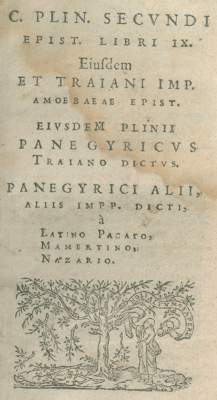 Bild Nr.1: 122-261 Plinius Secundus,C.: (Alte Drucke, Handschriften und Theologie)