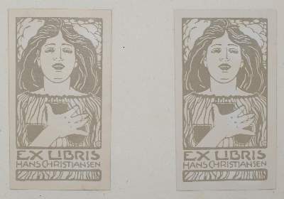 Bild Nr.1: 122-2675 Christiansen, Hans: (Künstlergraphik, Exlibris)