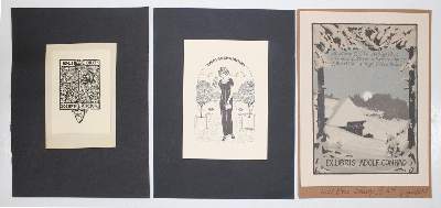 Bild Nr.2: 122-2678 Jugendstil.: (Künstlergraphik, Exlibris)