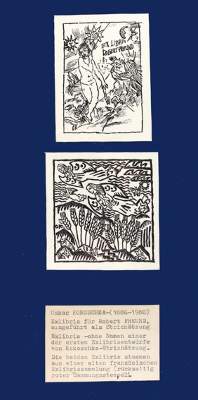 Bild Nr.1: 122-2679 Kokoschka, Oskar: (Künstlergraphik, Exlibris)