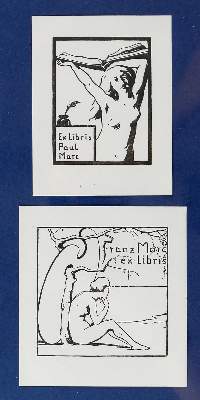 Bild Nr.1: 122-2680 Marc, Franz: (Künstlergraphik, Exlibris)