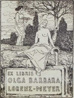 Bild Nr.1: 122-2684 Vogeler, Heinrich: (Künstlergraphik, Exlibris)