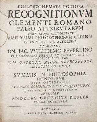 Bild Nr.1: 122-275 Sammlung: (Alte Drucke, Handschriften und Theologie)