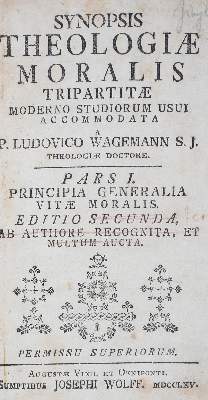 Bild Nr.1: 122-276 Sammlung: (Alte Drucke, Handschriften und Theologie)