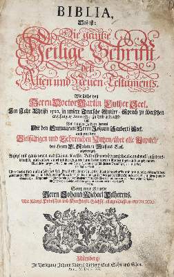 Bild Nr.1: 122-28 Biblia germanica.: (Bibeln)