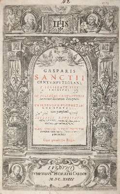 Bild Nr.1: 122-280 Sanchez,G.: (Alte Drucke, Handschriften und Theologie)