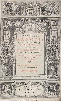 Bild Nr.1: 122-281 Sanchez,G.: (Alte Drucke, Handschriften und Theologie)