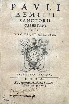 Bild Nr.1: 122-285 Santorio,P.E.: (Alte Drucke, Handschriften und Theologie)