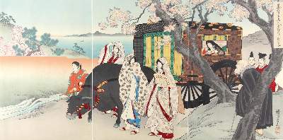 Bild Nr.1: 122-2956 Chikanobu, Toyoharu: (Künstlergraphik, Japan)