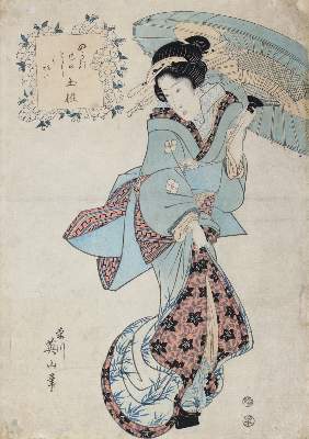 Bild Nr.1: 122-2957 Eizan, Kikugawa: (Künstlergraphik, Japan)