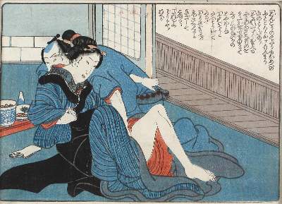 Bild Nr.1: 122-2976 Shunga.: (Künstlergraphik, Japan)