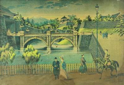 Bild Nr.1: 122-2977 Tokio.: (Künstlergraphik, Japan)