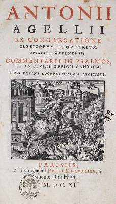 Bild Nr.1: 122-3 Agelli,A.: (Alte Drucke, Handschriften und Theologie)