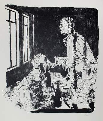 Bild Nr.1: 122-3076 Kluth, Karl: (Künstlergraphik)