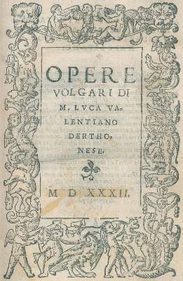 Bild Nr.1: 122-312 Valenziano,L.: (Alte Drucke, Handschriften und Theologie)