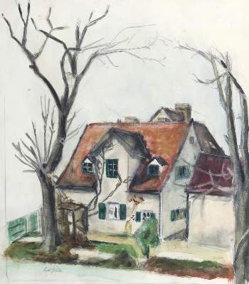 Bild Nr.3: 122-3165 Landschaft.: (Künstlergraphik)