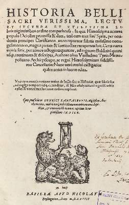 Bild Nr.1: 122-319 Wilhelm von Tyros.: (Alte Drucke, Handschriften und Theologie)