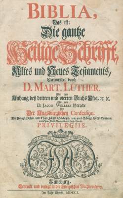 Bild Nr.1: 122-32 Biblia germanica.: (Bibeln)