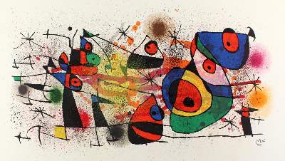 Bild Nr.1: 122-3315 Miro, Joan: (Künstlergraphik)