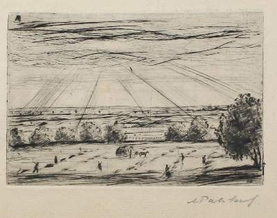 Bild Nr.3: 122-3379 Partikel, Alfred: (Künstlergraphik)
