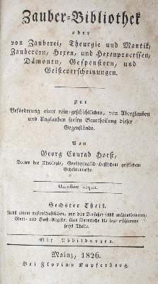 Bild Nr.1: 122-338 Horst,G.C.: (Grenzwissenschaften und Okkultismus)