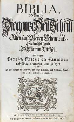 Bild Nr.1: 122-35 Biblia germanica.: (Bibeln)