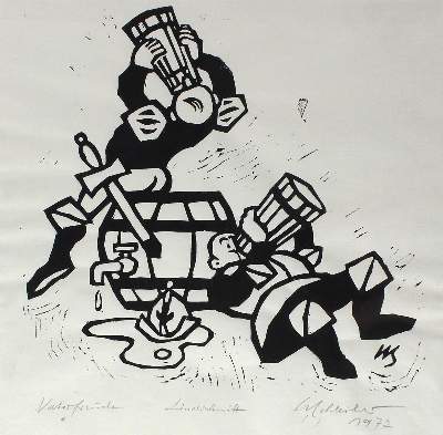 Bild Nr.2: 122-3642 Schuhknecht, Adolf: (Künstlergraphik)