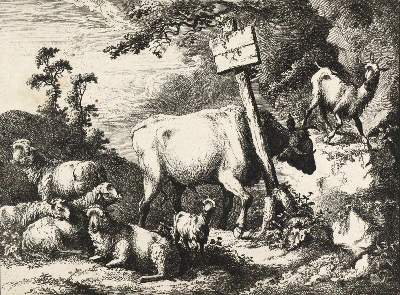 Bild Nr.2: 122-3732 Swanefelt, Hermann (Herman D'Italie).: (Künstlergraphik)