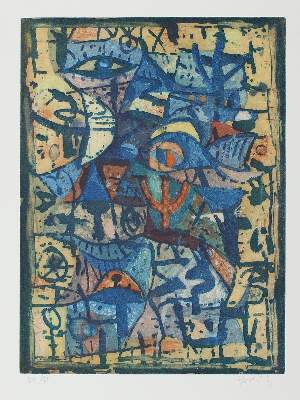 Bild Nr.1: 122-3739 Takahashi, Yoshi: (Künstlergraphik)