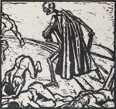 Bild Nr.1: 122-3778 Hazod, Johann: (Künstlergraphik, Totentanz)