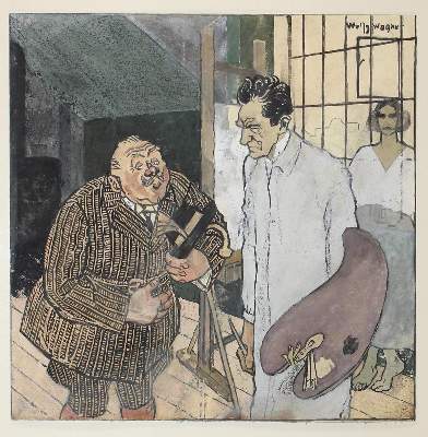 Bild Nr.1: 122-3866 Wagner, Wolfgang: (Künstlergraphik)