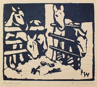 Bild Nr.1: 122-3929 Winkler, Fritz: (Künstlergraphik)
