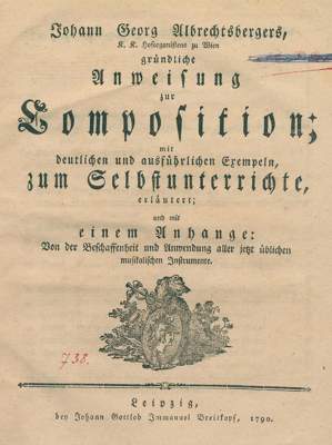 Bild Nr.1: 122-397 Albrechtsberger,J.G.: (Musik)