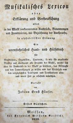 Bild Nr.1: 122-406 Häuser,J.E.: (Musik)
