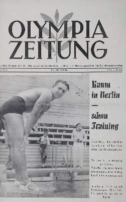 Bild Nr.1: 122-449 Olympia - Zeitung.: (Sport, Olympiade)