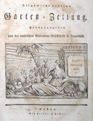 Bild Nr.1: 122-473 Allgemeine deutsche Garten-Zeitung.: (Küche und Haushalt, Garten)