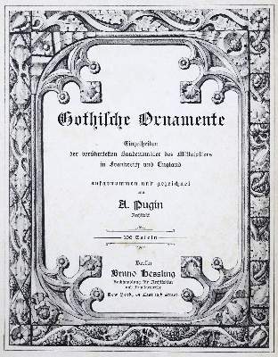 Bild Nr.1: 122-551 Pugin,A.: (Ornamente)