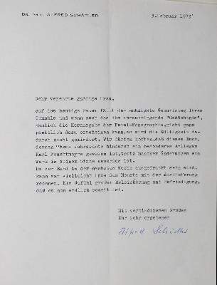 Bild Nr.1: 122-554 Korrespondenz: (Petel, Handschriften)