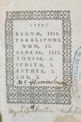 Bild Nr.3: 122-57 Biblia latina.: (Bibeln)