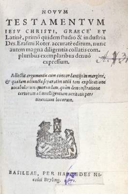 Bild Nr.1: 122-59 Biblia latina-graece.: (Bibeln)