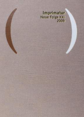 Bild Nr.1: 122-603 Imprimatur.: (Bibliographie und Buchwesen)
