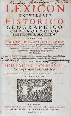 Bild Nr.1: 122-612 Hofmann,J.J.: (Lexika - Wörterbücher - Sprachwissenschaften)