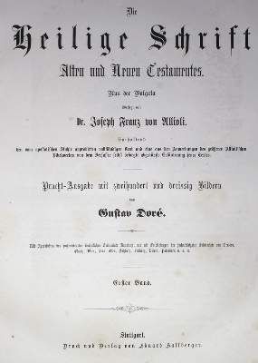 Bild Nr.1: 122-65 Heilige Schrift, Die,: (Bibeln, Dore)