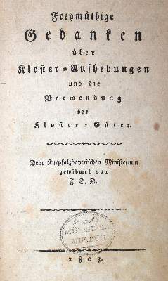 Bild Nr.1: 122-663 Freymüthige Gedanken: (Kultur- und Sittengeschichte)