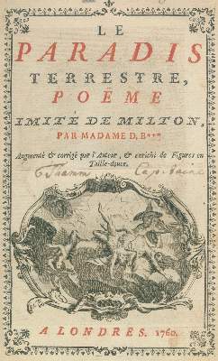 Bild Nr.1: 122-724 (Du Boccage,A.M.L.).: (Literatur und illustrierte Bücher bis 19.Jahrhundert)