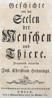 Bild Nr.1: 122-751 Hennings,J.C.: (Literatur und illustrierte Bücher bis 19.Jahrhundert)