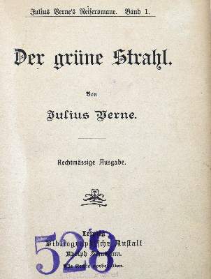 Bild Nr.1: 122-775 Verne,J.: (Literatur und illustrierte Bücher bis 19.Jahrhundert)