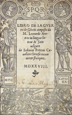 Bild Nr.1: 122-86 Bruni,L.: (Alte Drucke, Handschriften und Theologie)